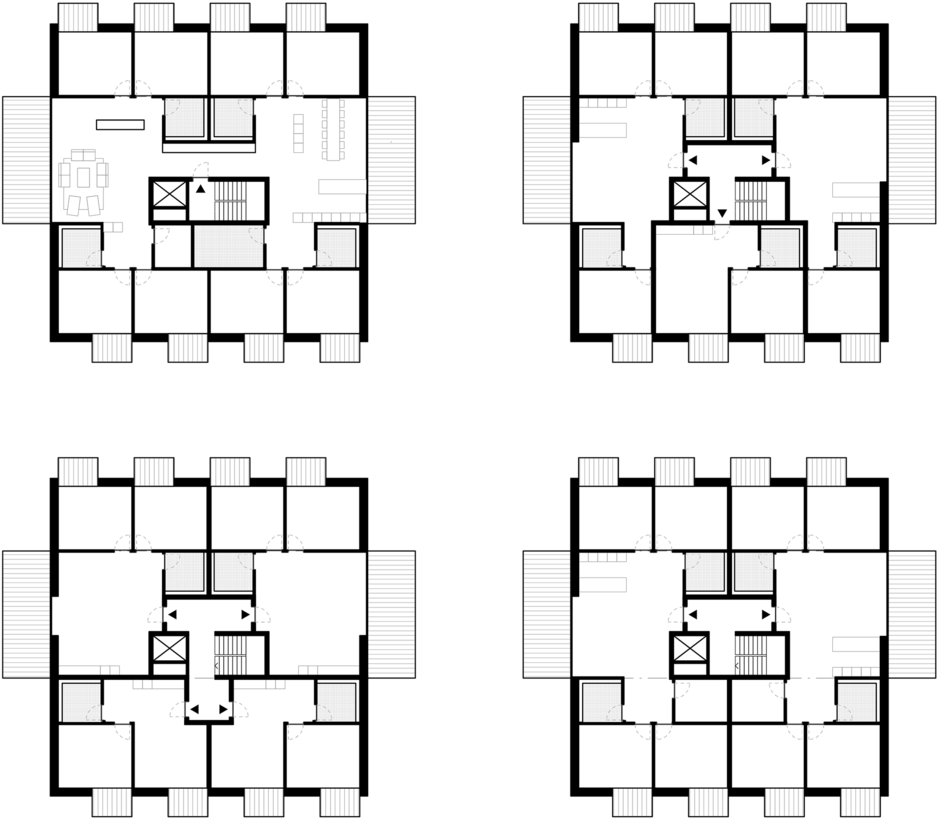 Grundriss Variante 1