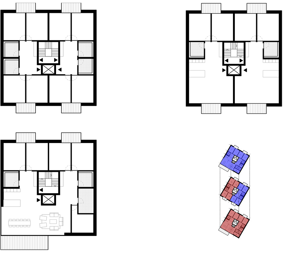 Grundriss Variante 2