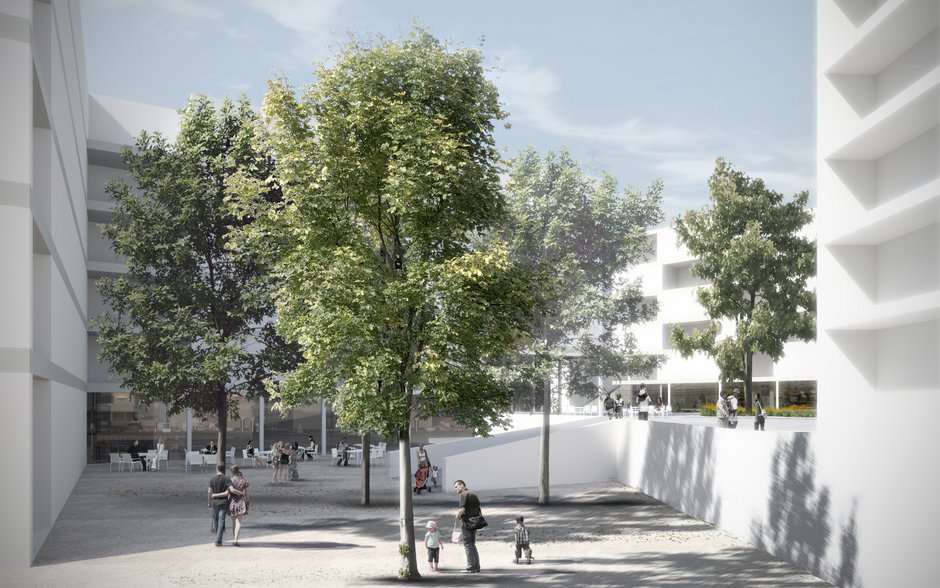 Visualisierung Quartiermitte, Treffpunkt Café