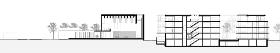 Schnitt durch die Anlage