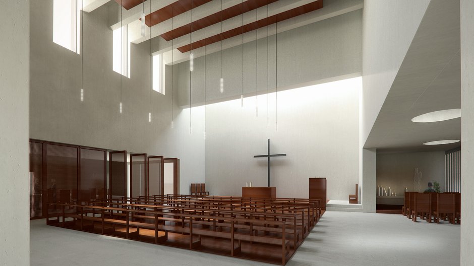 Visualisierung des Kirchenraumes